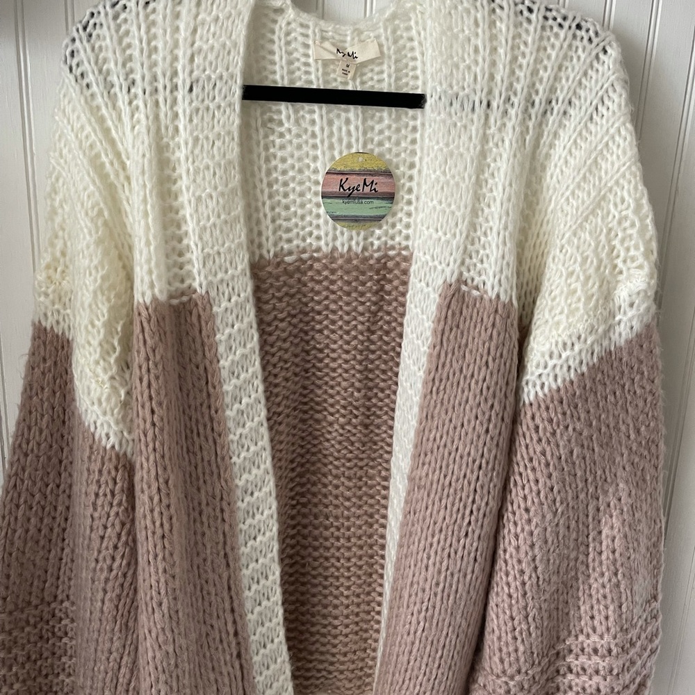 Oversized Open Cardigan Sweater